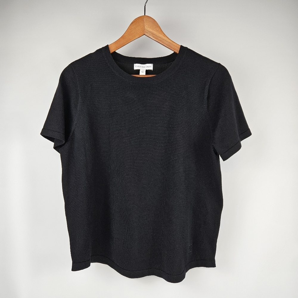 Calvin Klein Jeans Classic Black T-Shirt womens medium NWT